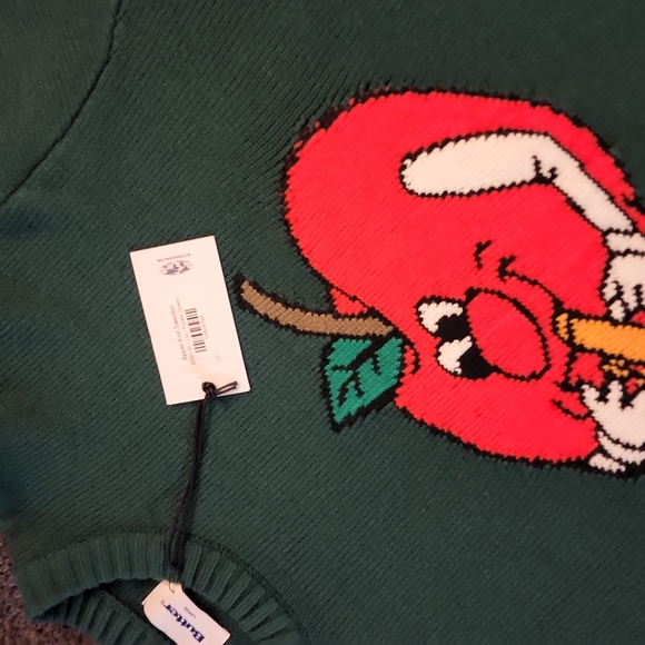 Apple knit sweater red and green by butter - Picture 2 of 4